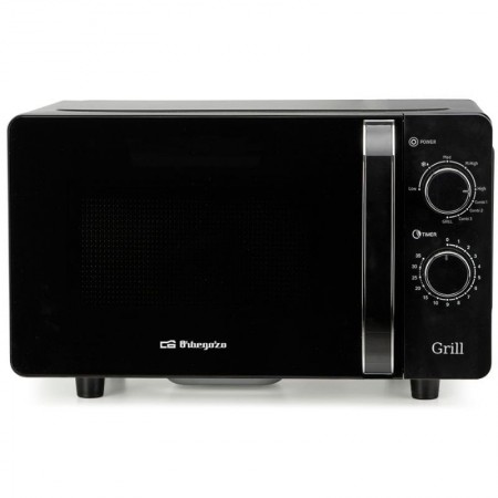 Microondas Orbegozo MIG 2071 CE/ 700W/ Capacidad 20L/ Función Grill/ Negro