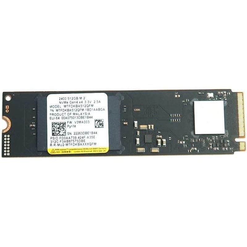 Disco SSD Micron 2400 512GB/ M.2 2280 PCIe Gen4