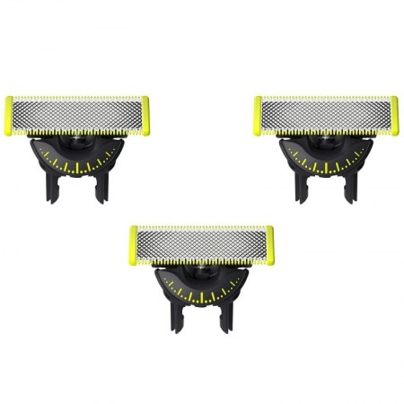 Cabezal de Reemplazo para Afeitadora Eléctrica Philips OneBlade/ Pack 3