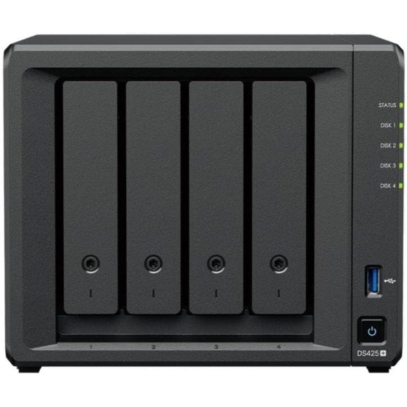 NAS Synology Diskstation DS425+/ 4 Bahías 3.5'- 2.5'/ 2GB DDR4/ Formato Torre