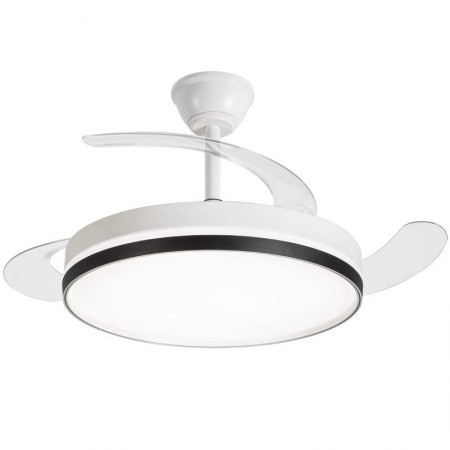 Ventilador de Techo Daewoo con aspas retráctiles DW5009/ 30W/ 3 Aspas/ 6 Velocidades