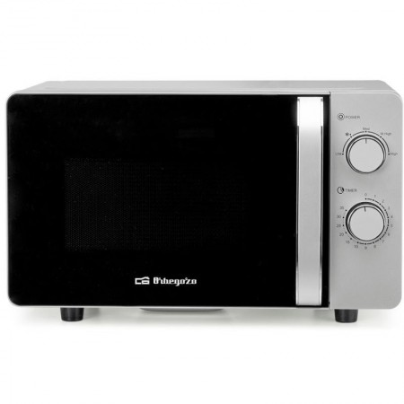 Microondas Orbegozo MI 2062 CE/ 700W/ Capacidad 20L/ Gris