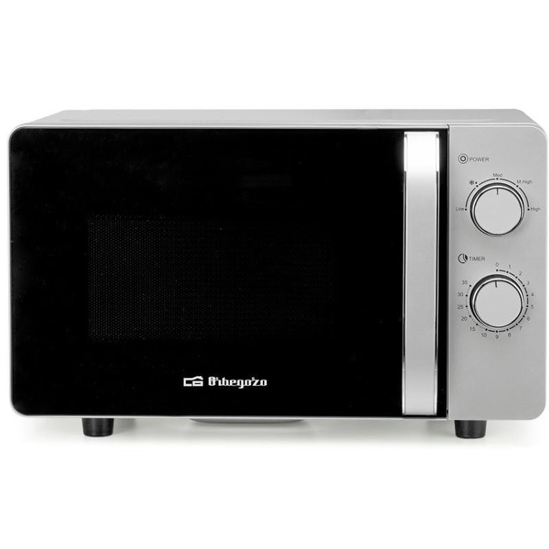 Microondas Orbegozo MI 2062 CE/ 700W/ Capacidad 20L/ Gris